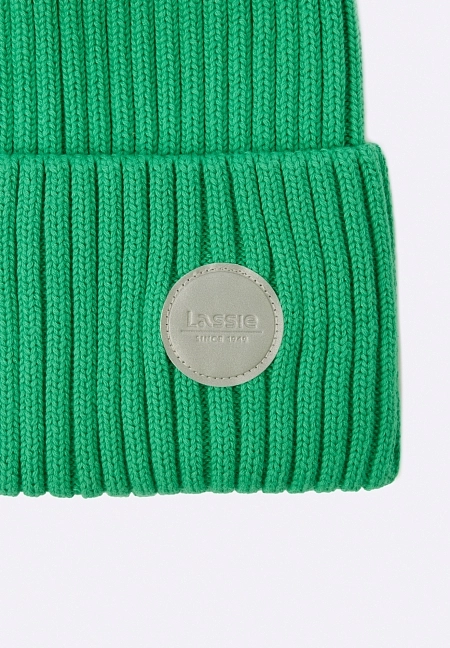 Детская шапка-бини Lassie Hattara Зеленая | фото