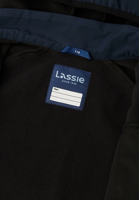 Детская куртка из материала Softshell Lassie Vantti Синяя | фото