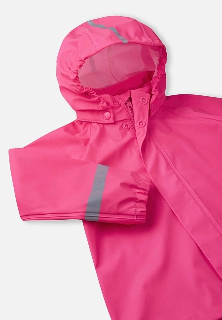 Куртка-дождевик Reima Lampi Розовая | фото