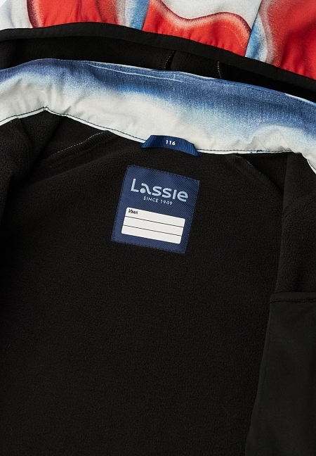 Детская куртка из материала Softshell Lassie Vantti Синяя | фото
