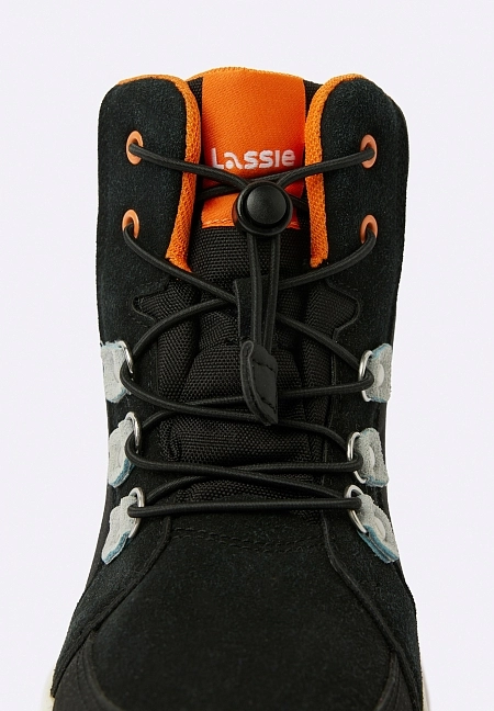Детские водонепроницаемые демисезонные ботинки Lassie Wetter Черные | фото