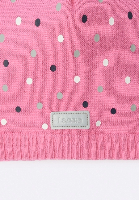 Детская шапка-бини Lassie Haapa Розовая | фото