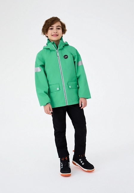 Детская утепленная куртка Lassie Sydvest Зеленая | фото